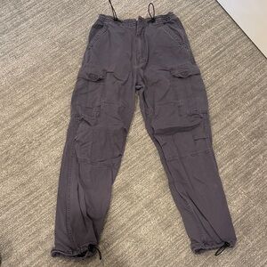 Brandy Melville Charcoal Cargo Pants